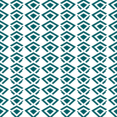 geometric green seamless pattern with white background