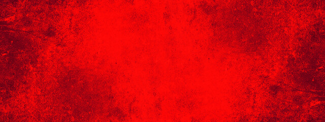 Dark red abstract stone concrete paper texture background banner panorama with vignette.