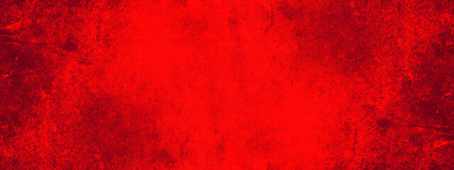 Dark red abstract stone concrete paper texture background banner panorama with vignette.