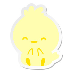 cute little bird sticker