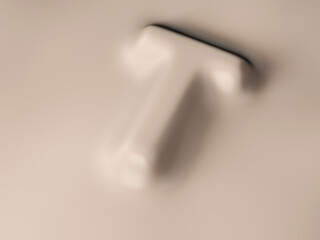 Wax letter T