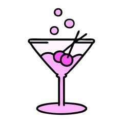 cocktail in a glass