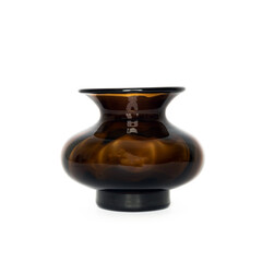 Brown flower vase