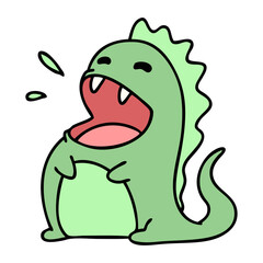 happy dinosaur