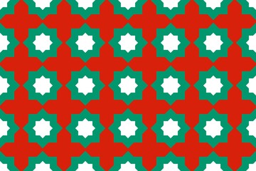 Simple geometric pattern in the colors of the national flag of Bulgaria