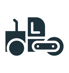 Concrete Vehicle Cool Vector Icon