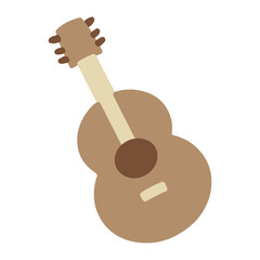 an acoustic guitar