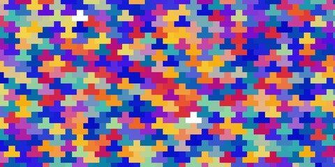 Light Multicolor vector pattern in square style.