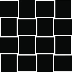  Geometric vector pattern with triangular elements. Seamless abstract ornament for wallpapers and backgrounds. Black and white colors.