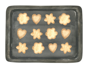 Baking Sheet Illustration