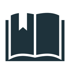 Open Book Vector Icon