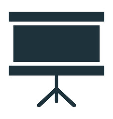 Easel Board Vector Icon