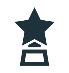 Star Trophy Vector Icon