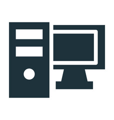 Computer Vector Icon