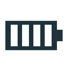 Full Battery Vector Icon