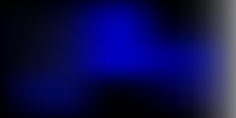 Dark blue vector gradient blur background.