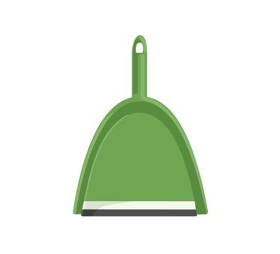 recommend clip art: Dustpan, scoop or shovel for housework. Dust pan with handle. Household tool. Domestic supply. Colored flat vector illustration of sweeping appliance isolated on white background