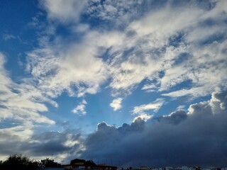 Fototapeta na wymiar clouds in the sky