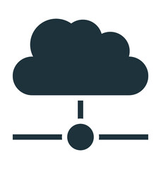 Cloud Network Vector Icon