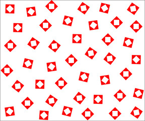 seamless pattern of cube vector design