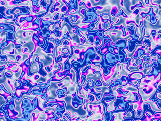 Blue pink white swirls, texture, seamless pattern with flowers