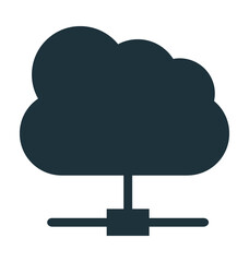 Cloud Network Vector Icon