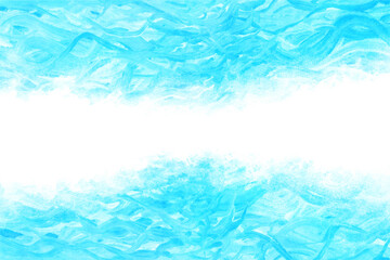 水 波 ブルー 水彩 ベクター 背景