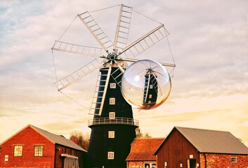 Windmill with reflection ball