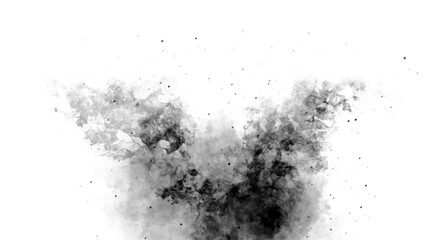 Fototapeta premium Fire on isolated background. Perfect explosion effect for decoration and covering on black background. Concept burn flame and light texture overlays.