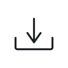 Download icon illustration, install symbol