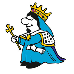 Clotilde queen of Franks (comics, illustration)