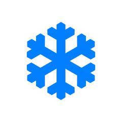 Obraz premium Schneeflocke und Hintergrund