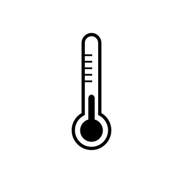 Thermometer und Hintergrund