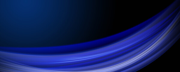 Fantastic elegant wave panorama background design illustration with space for text