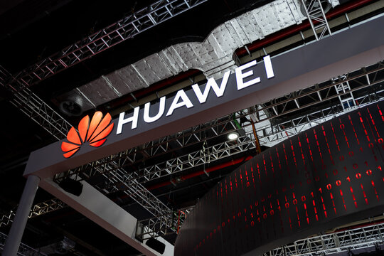 huawei at Shanghai Automobile Industry Exhibition on April 27, 2021 in shanghai china