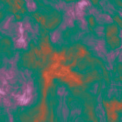 Obraz na płótnie Canvas Green orange purple spots, abstract watercolor background