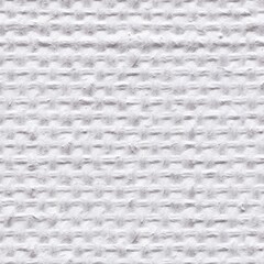 Canvas natural texture in stylish classic white color for your project. Seamless pattern background.