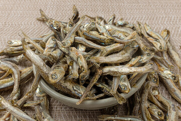 Dried fragrant small fish anchovies