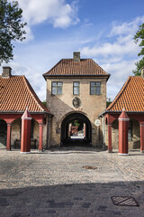 Fragments of Copenhagen Citadel (Kastellet) dates from 1624, founded by King Christian IV. Kastellet is one of best preserved fortresses in Northern Europe. Copenhagen, Denmark.