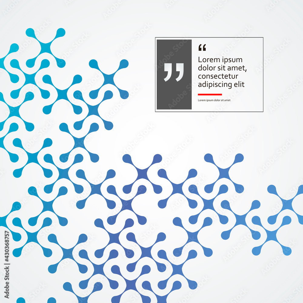 Poster Vector cross pattern white background