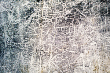 Abstract vintage, gray, rough background. Old gray painted texture with cracks and streaks.