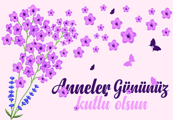 Happy Mothers Day. Turkish Translate: Anneler Gunu Kutlu Olsun