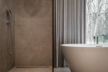 bathroom with shower