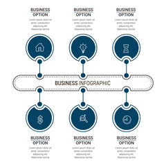 Infographic elements data visualization vector design template. Process chart. Abstract elements of graph, diagram with steps, options, parts or processes.