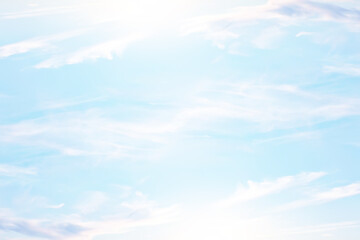 blue sky clouds background abstract skyline landscape nature paradise air