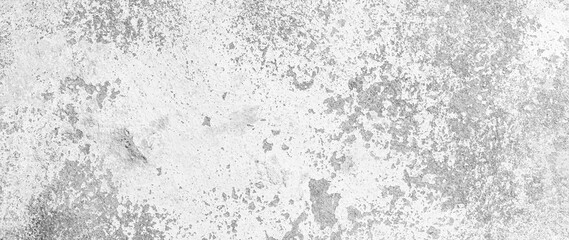Panorama of White grey concrete texture, Rough cement stone wall, Surface of old and dirty outdoor building wall, Abstract nature seamless background