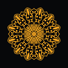 ornamental round lace ornament