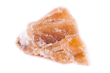 macro yellow calcite mineral stone