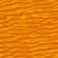 Seamless sand texture. Yellow wavy sand surface.