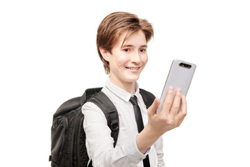 Fototapeta premium funny teen blogger